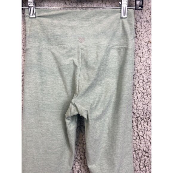 Light green leggings two tone top accent women's size Small - Picture 7 of 9